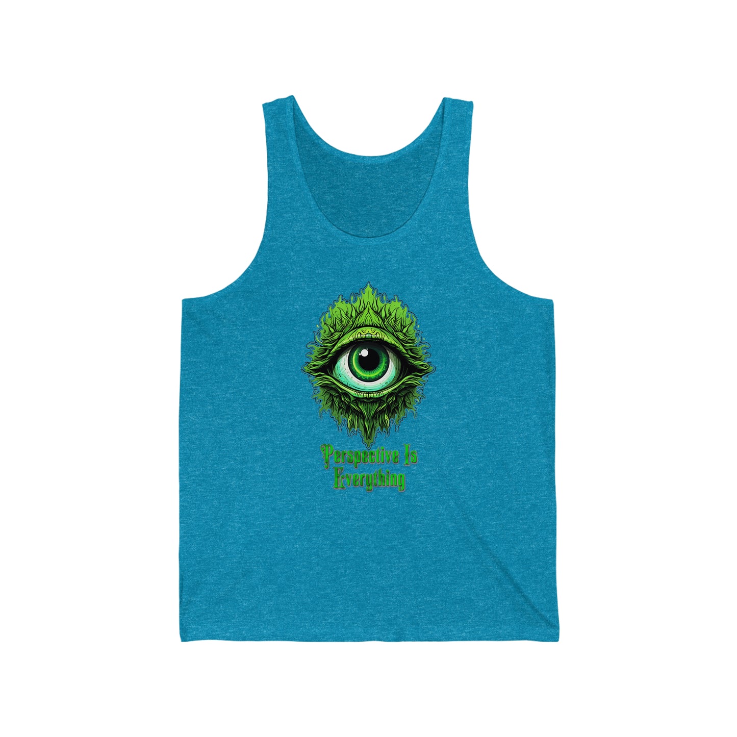 Perspective is Everything: Green | Unisex Jersey Tank
