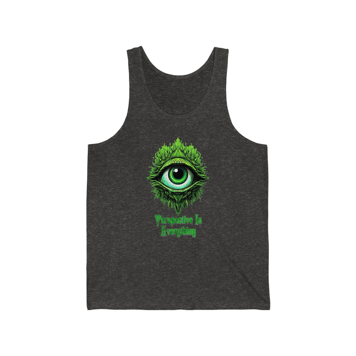 Perspective is Everything: Green | Unisex Jersey Tank
