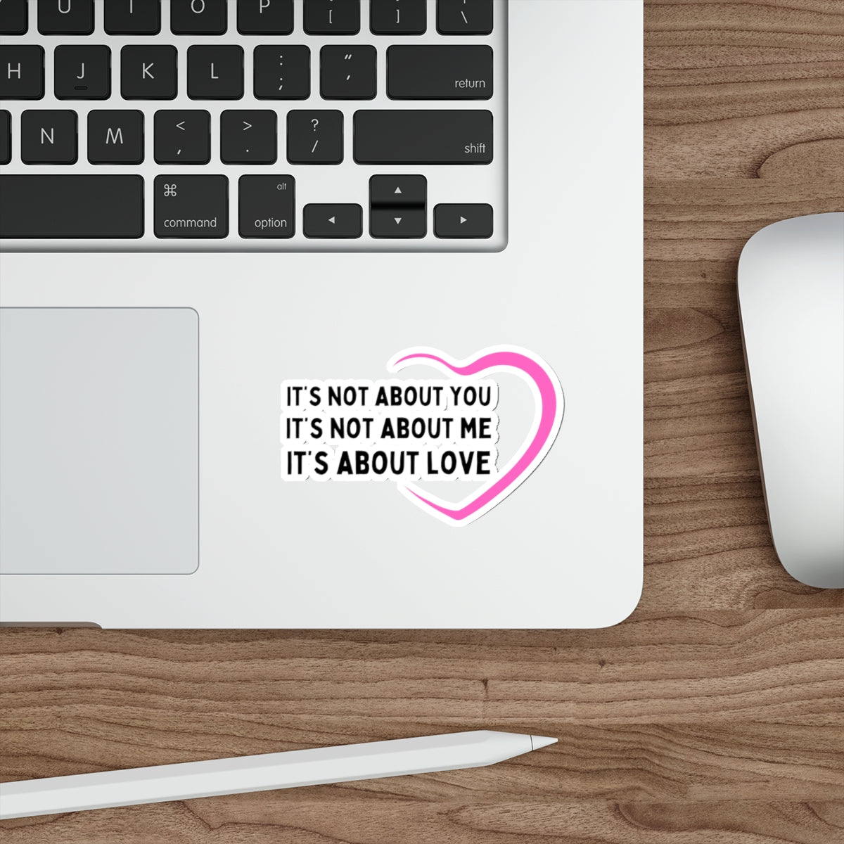 It's About Love | Die Cut Sticker