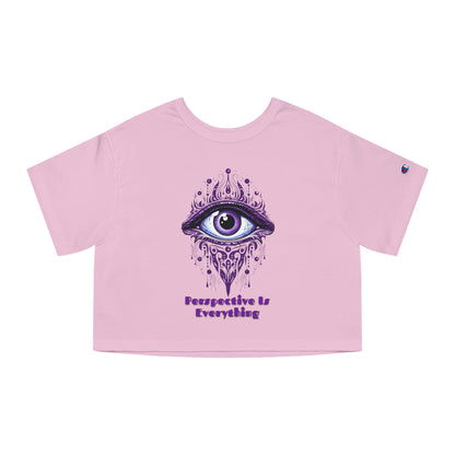Perspective is Everything: Purple | Champion Women's Heritage Cropped T-Shirt