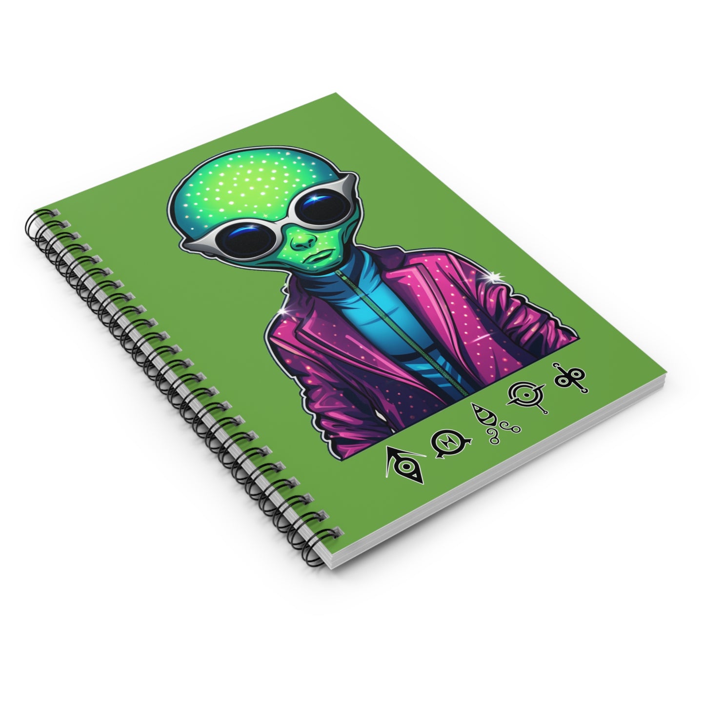 Disco Invasion | Spiral Notebook - Ruled Line