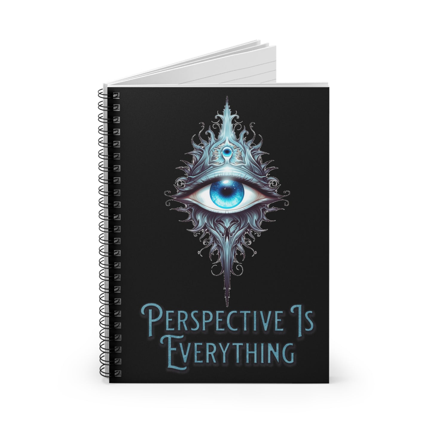 Perspective is Everything: Teal | Spiral Notebook - Ruled Line
