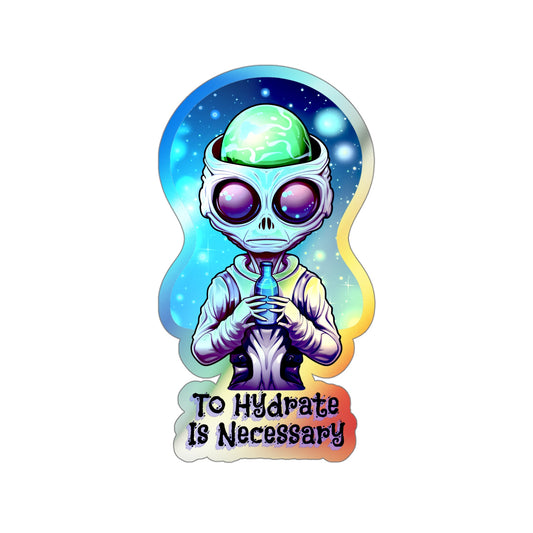 Hydrate | Holographic Die-cut Stickers