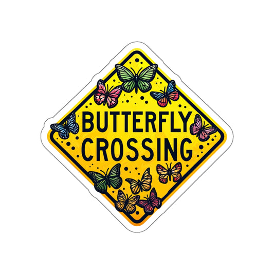 Butterfly Crossing | Die Cut Sticker