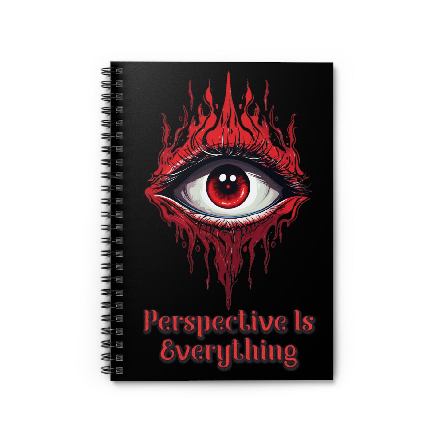 Perspective is Everything: Red | Spiral Notebook - Ruled Line