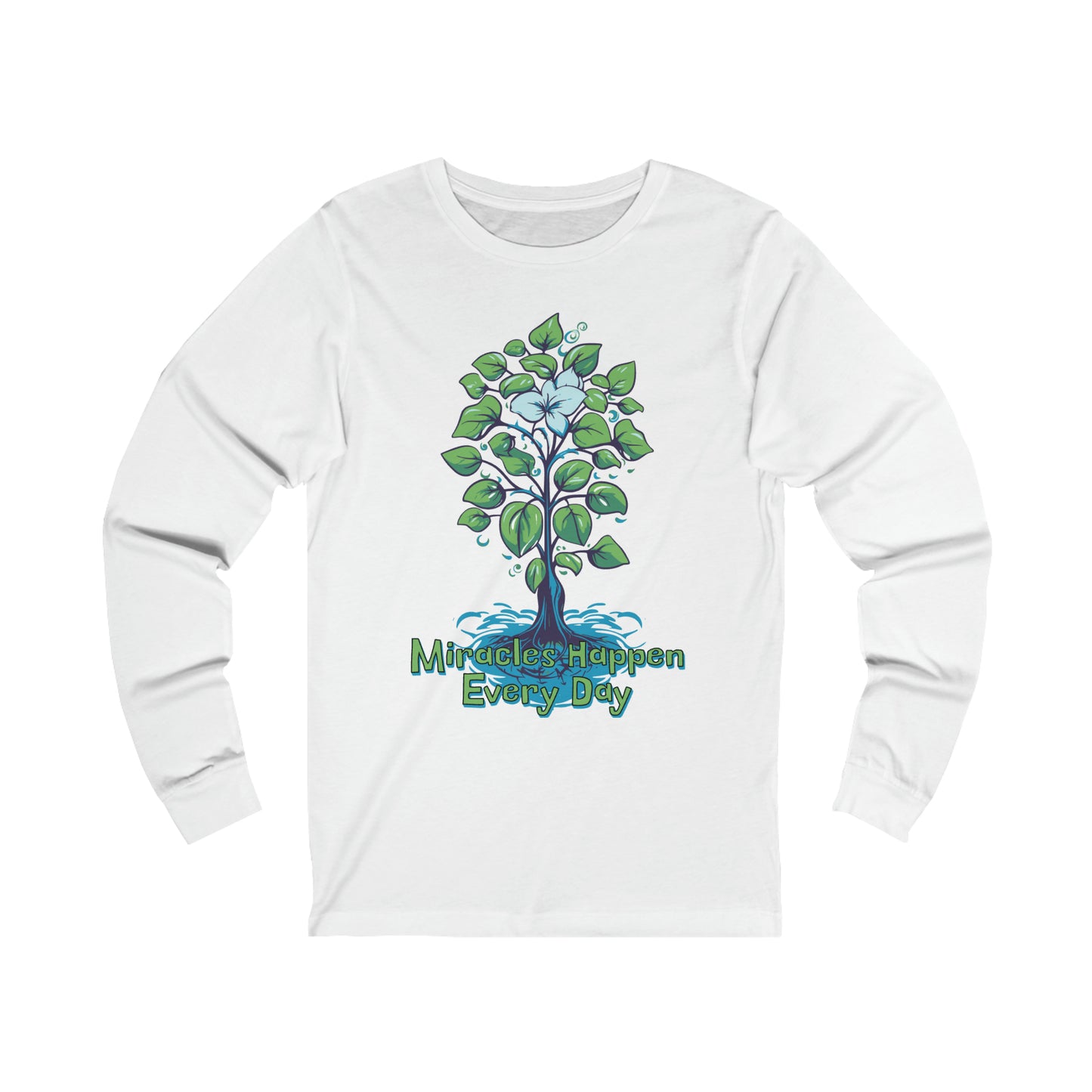 Miracles Happen Every Day | Unisex Jersey Long Sleeve Tee