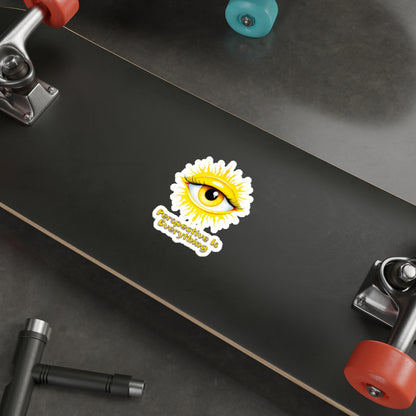 Perspective is Everything: Yellow | Die Cut Sticker