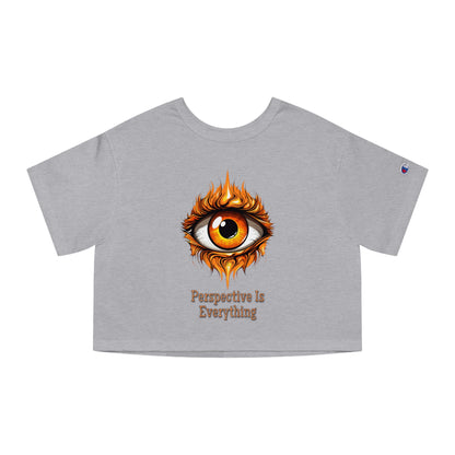 Perspective is Everything: Orange | Champion Women's Heritage Cropped T-Shirt