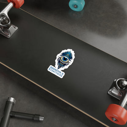 Perspective is Everything: Blue | Die Cut Sticker