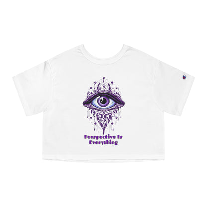 Perspective is Everything: Purple | Champion Women's Heritage Cropped T-Shirt