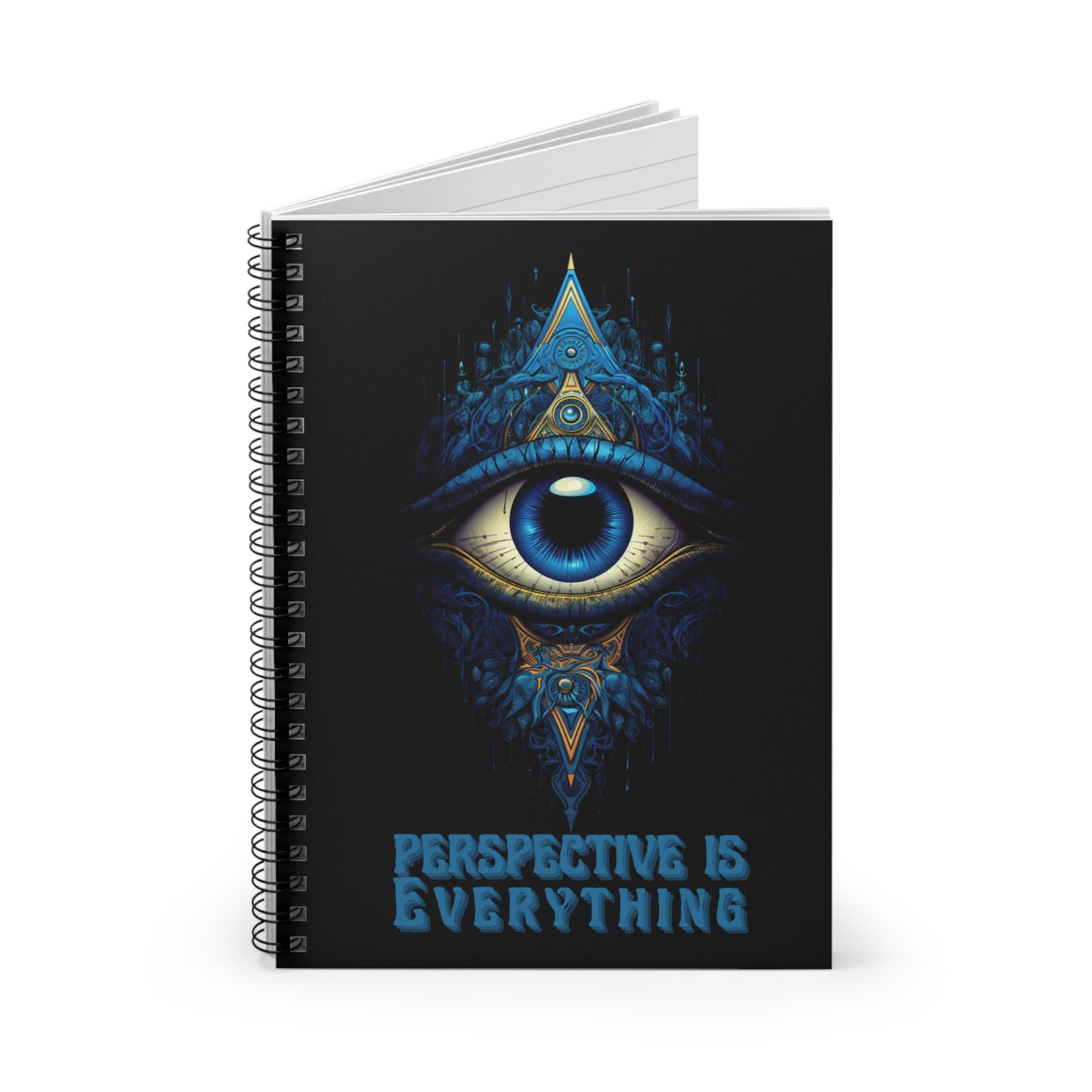 Perspective is Everything: Blue | Spiral Notebook - Ruled Line