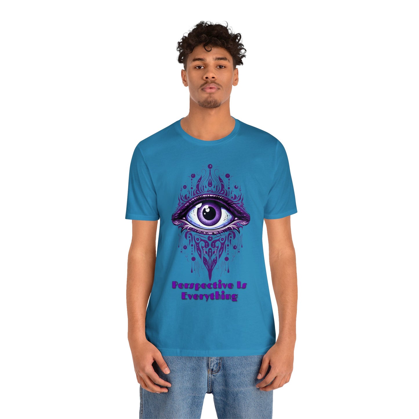 Perspective is Everything: Purple | Unisex Jersey Short Sleeve Tee