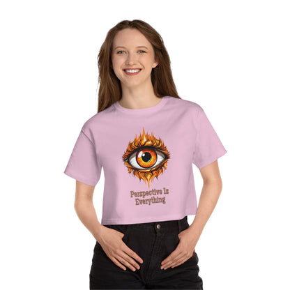 Perspective is Everything: Orange | Champion Women's Heritage Cropped T-Shirt