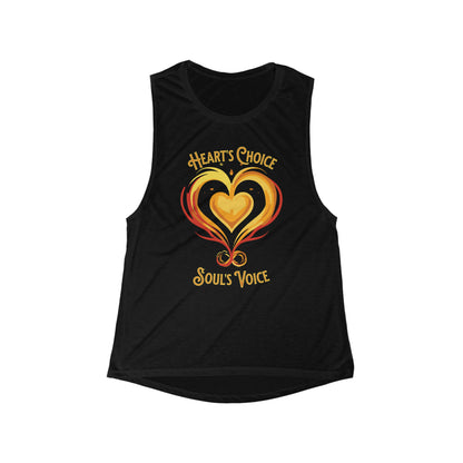 Heart's Choice | Women's Flowy Scoop Muscle Tank