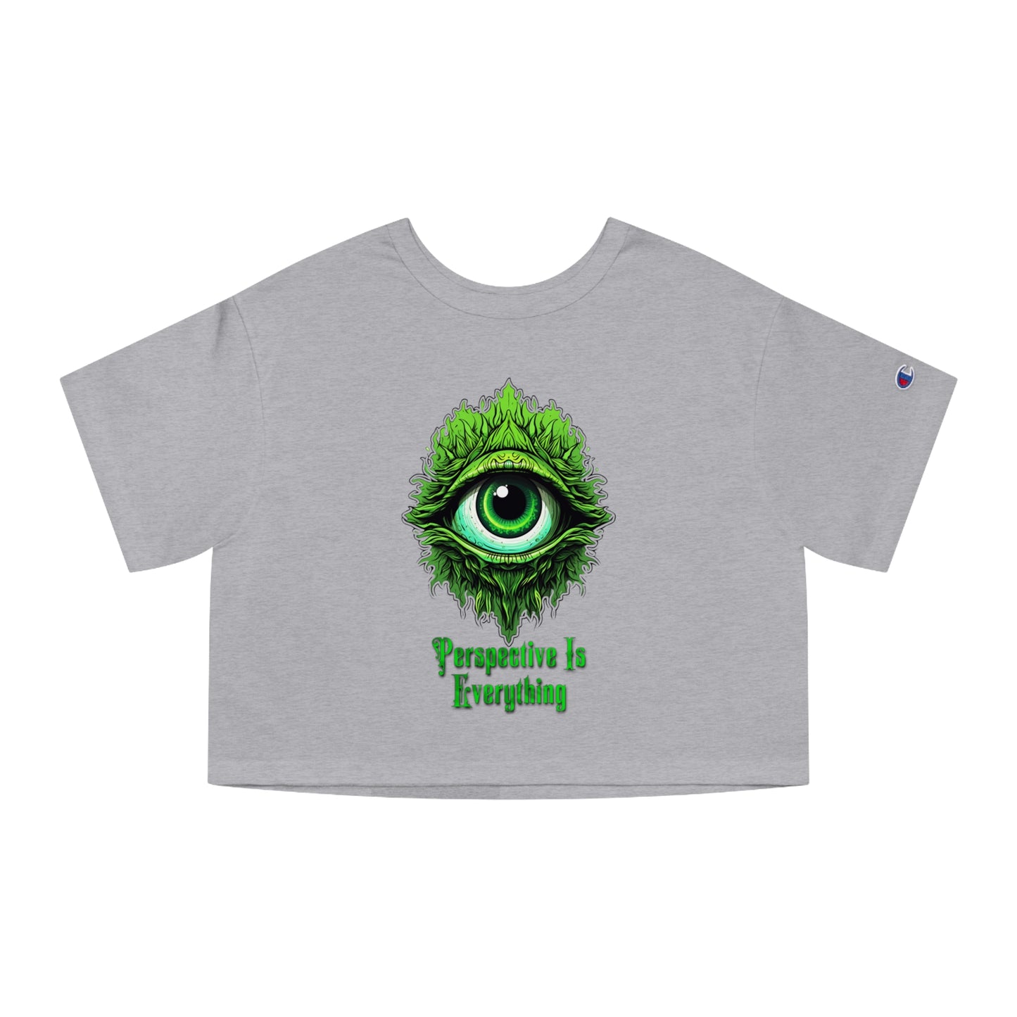 Perspective is Everything: Green | Champion Women's Heritage Cropped T-Shirt