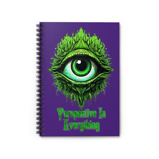 Perspective is Everything: Green | Spiral Notebook - Ruled Line