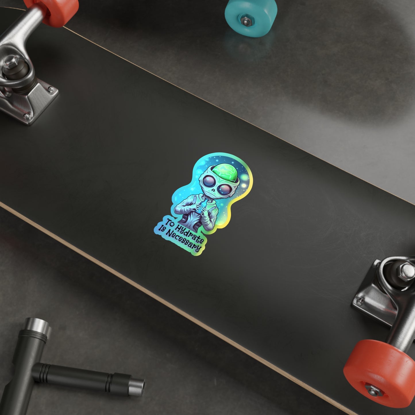 Hydrate | Holographic Die-cut Stickers