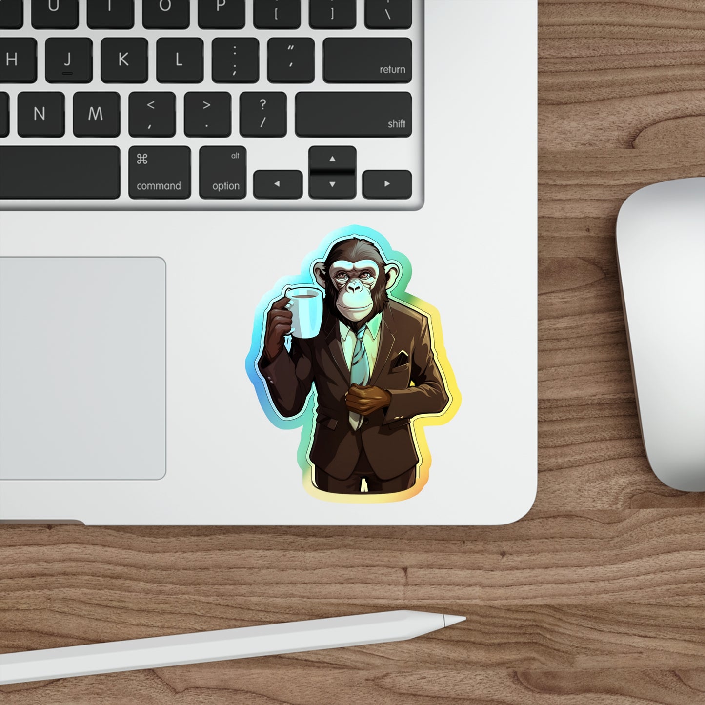 Monkey Business | Holographic Die-cut Stickers