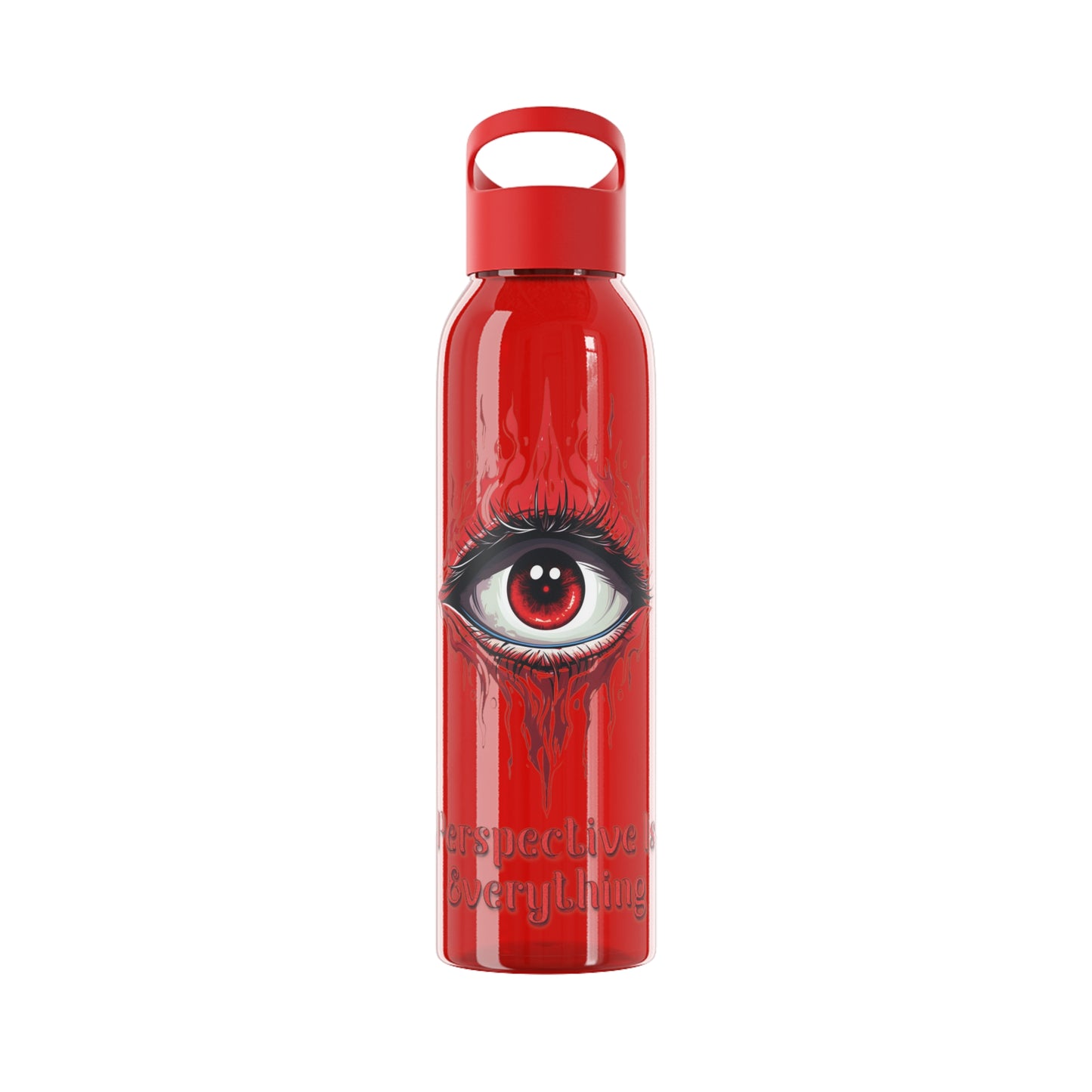 Perspective is Everything: Red | Sky Water Bottle