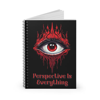Perspective is Everything: Red | Spiral Notebook - Ruled Line