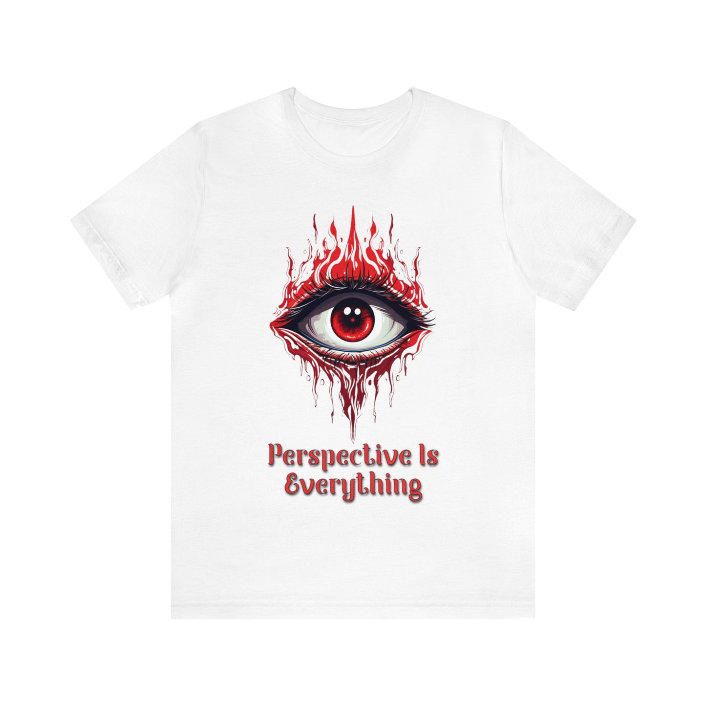 Perspective is Everything: Red | Unisex Jersey Short Sleeve Tee