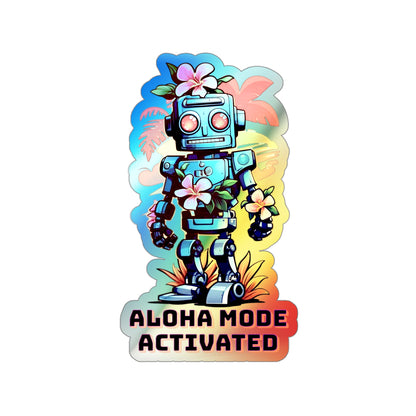 Aloha Mode | Holographic Die-cut Stickers