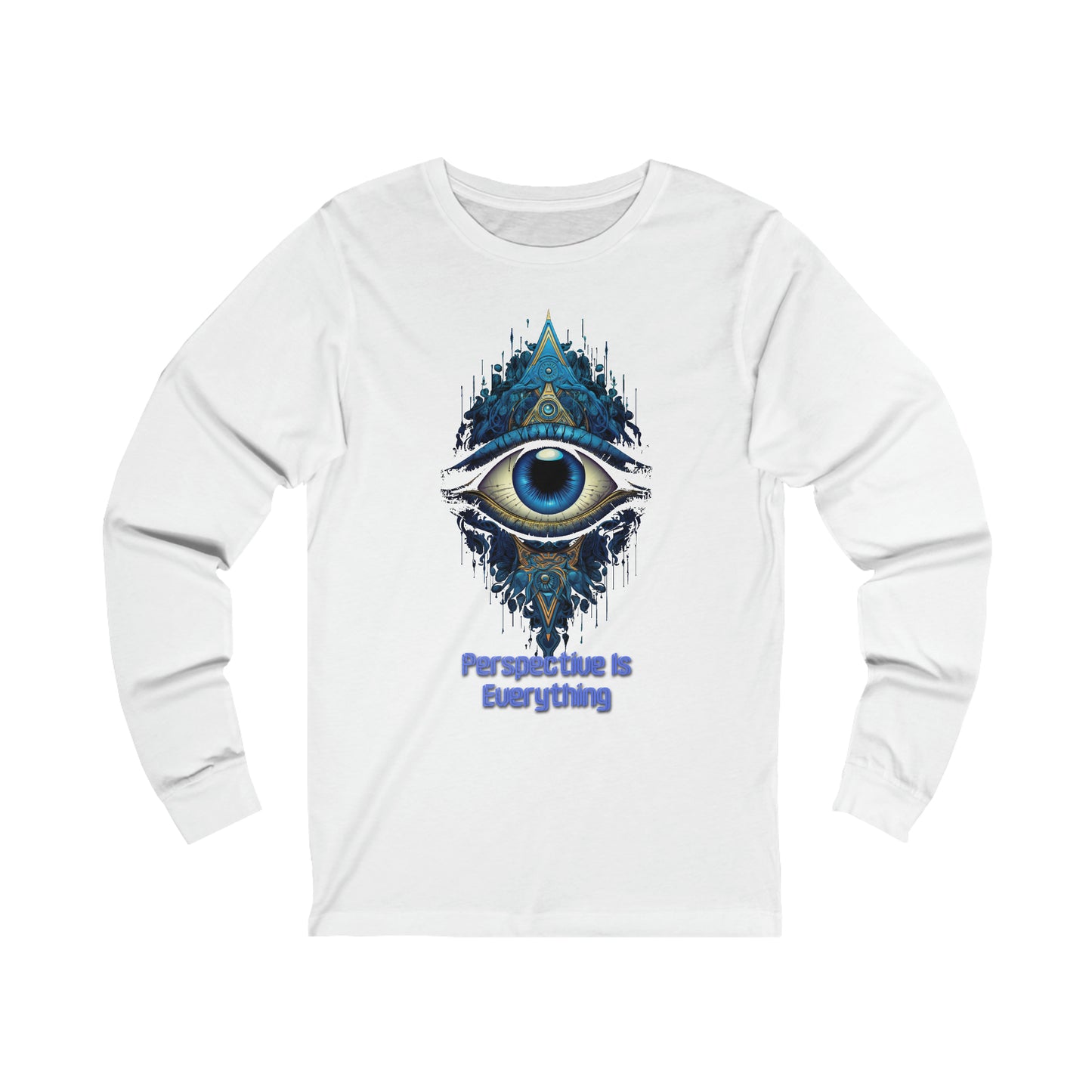 Perspective is Everything: Blue | Unisex Jersey Long Sleeve Tee