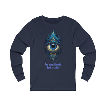 Perspective is Everything: Blue | Unisex Jersey Long Sleeve Tee
