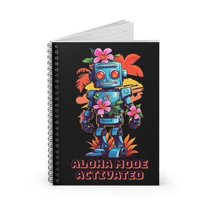 Aloha Mode | Spiral Notebook - Ruled Line