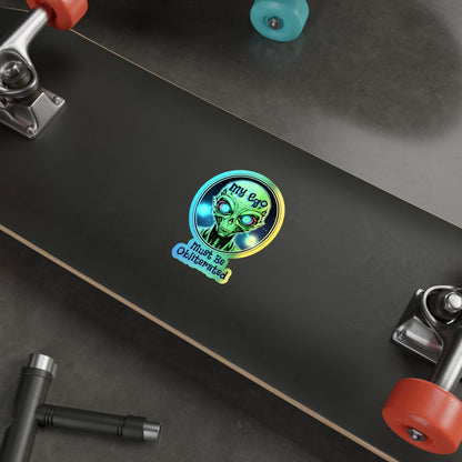 Obliterated | Holographic Die-cut Stickers