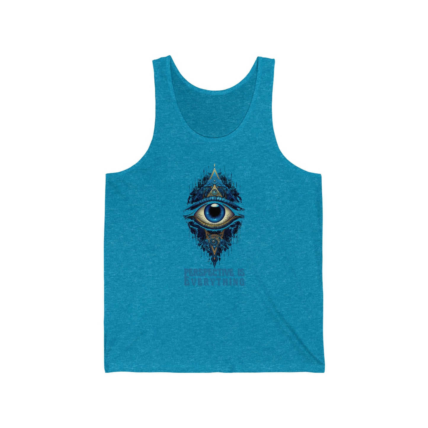 Perspective is Everything: Blue | Unisex Jersey Tank