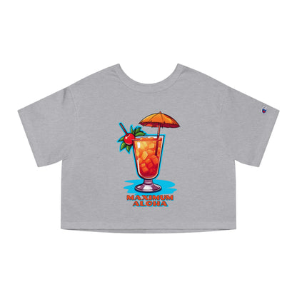 Maximum Aloha | Champion Women's Heritage Cropped T-Shirt
