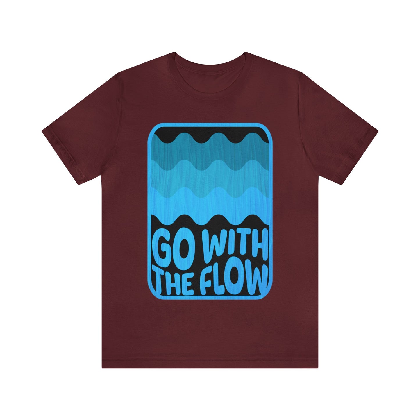 Go with the Flow | Unisex Jersey Short Sleeve Tee