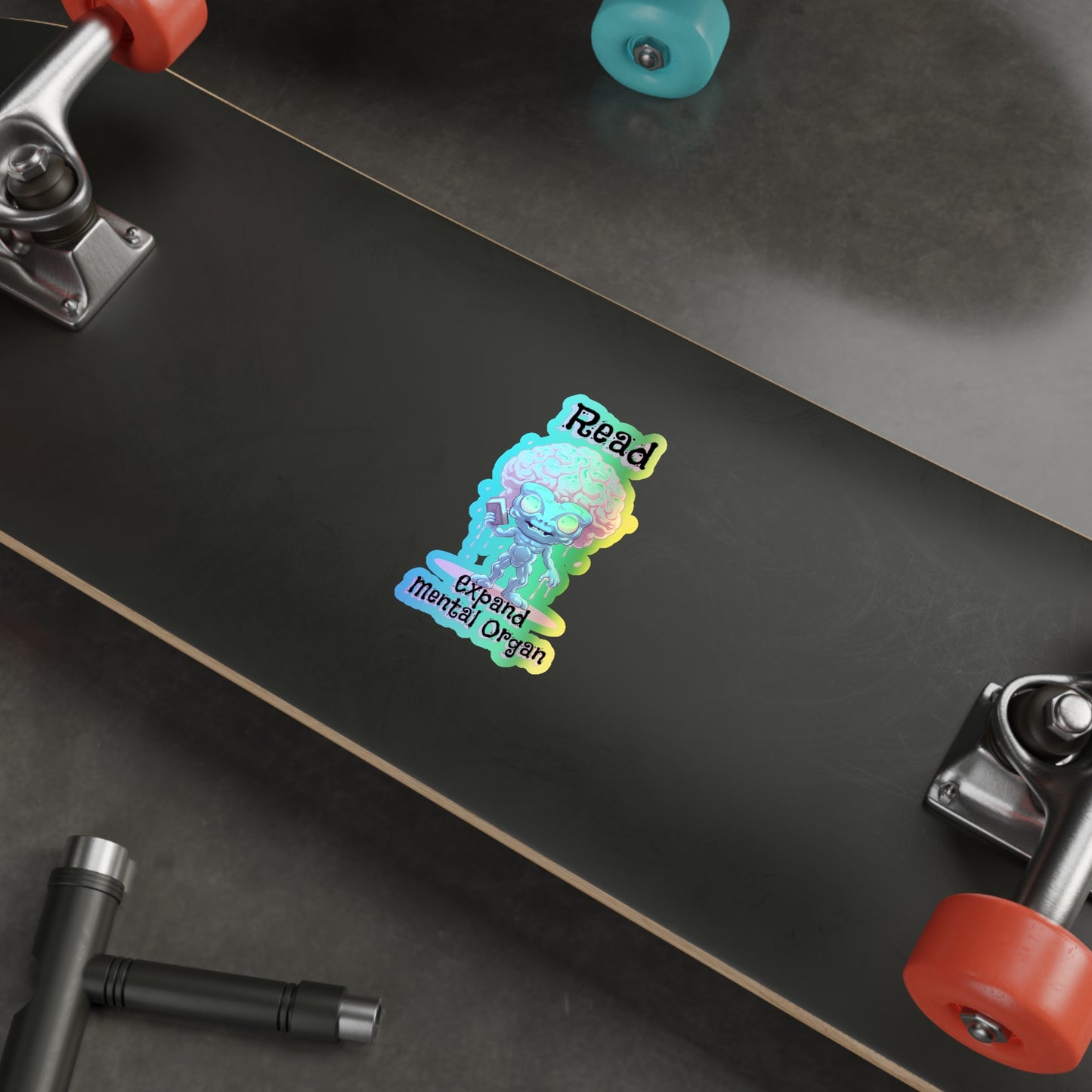 Read | Holographic Die-cut Stickers