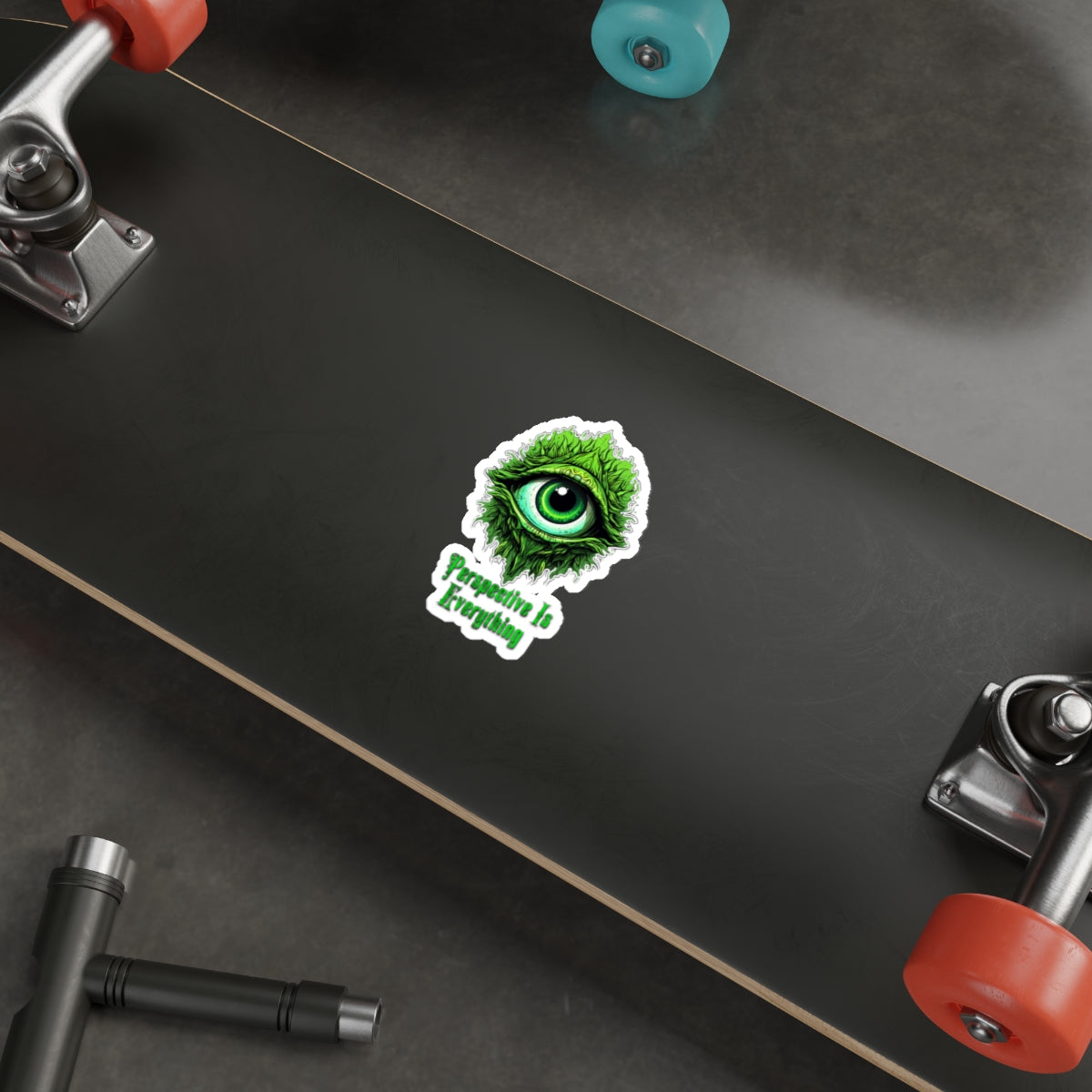 Perspective is Everything: Green | Die Cut Sticker