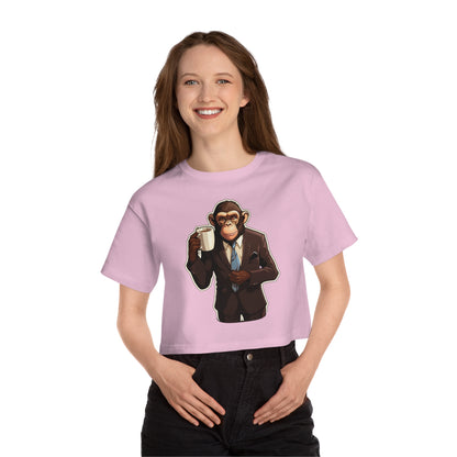 Monkey Business | Champion Women's Heritage Cropped T-Shirt