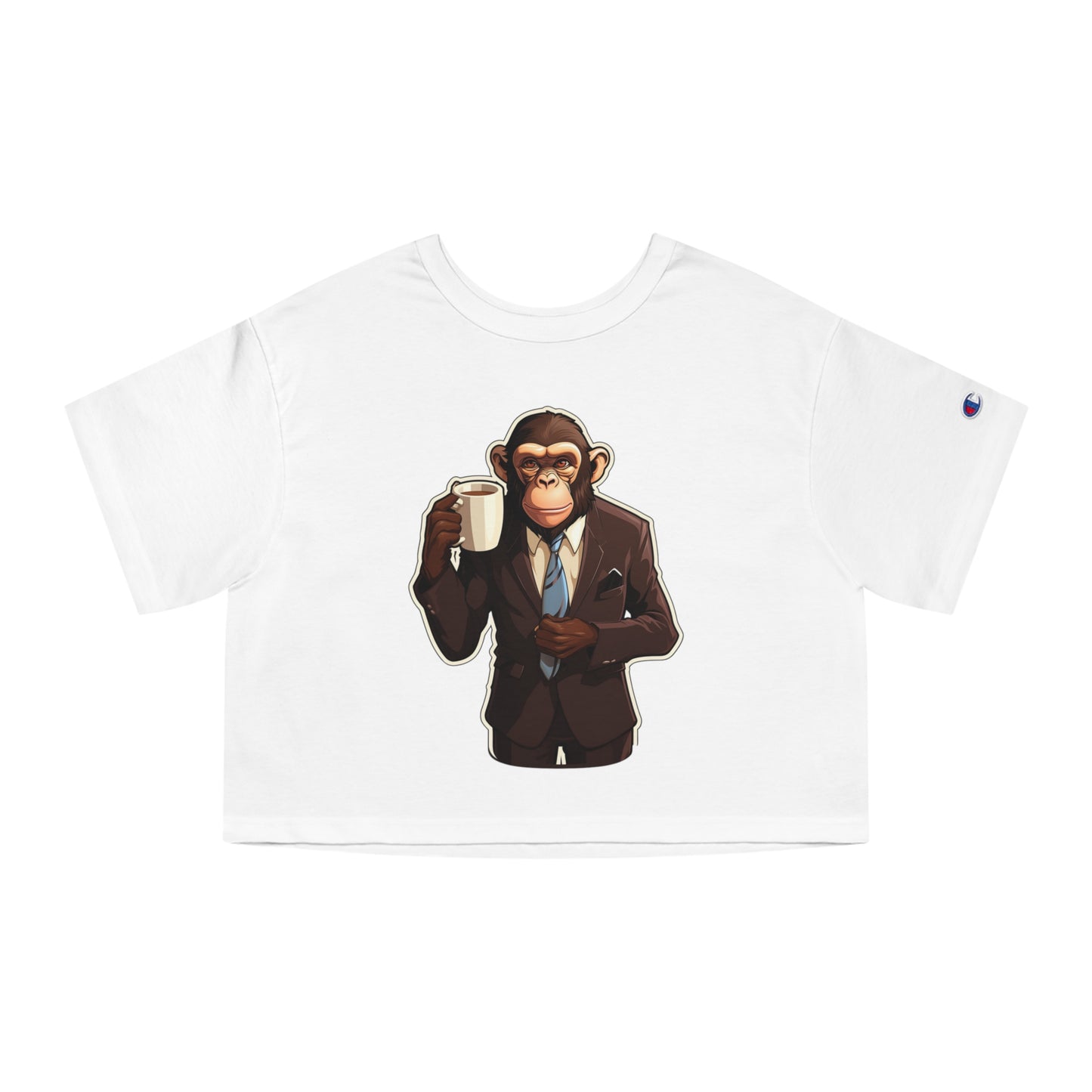 Monkey Business | Champion Women's Heritage Cropped T-Shirt