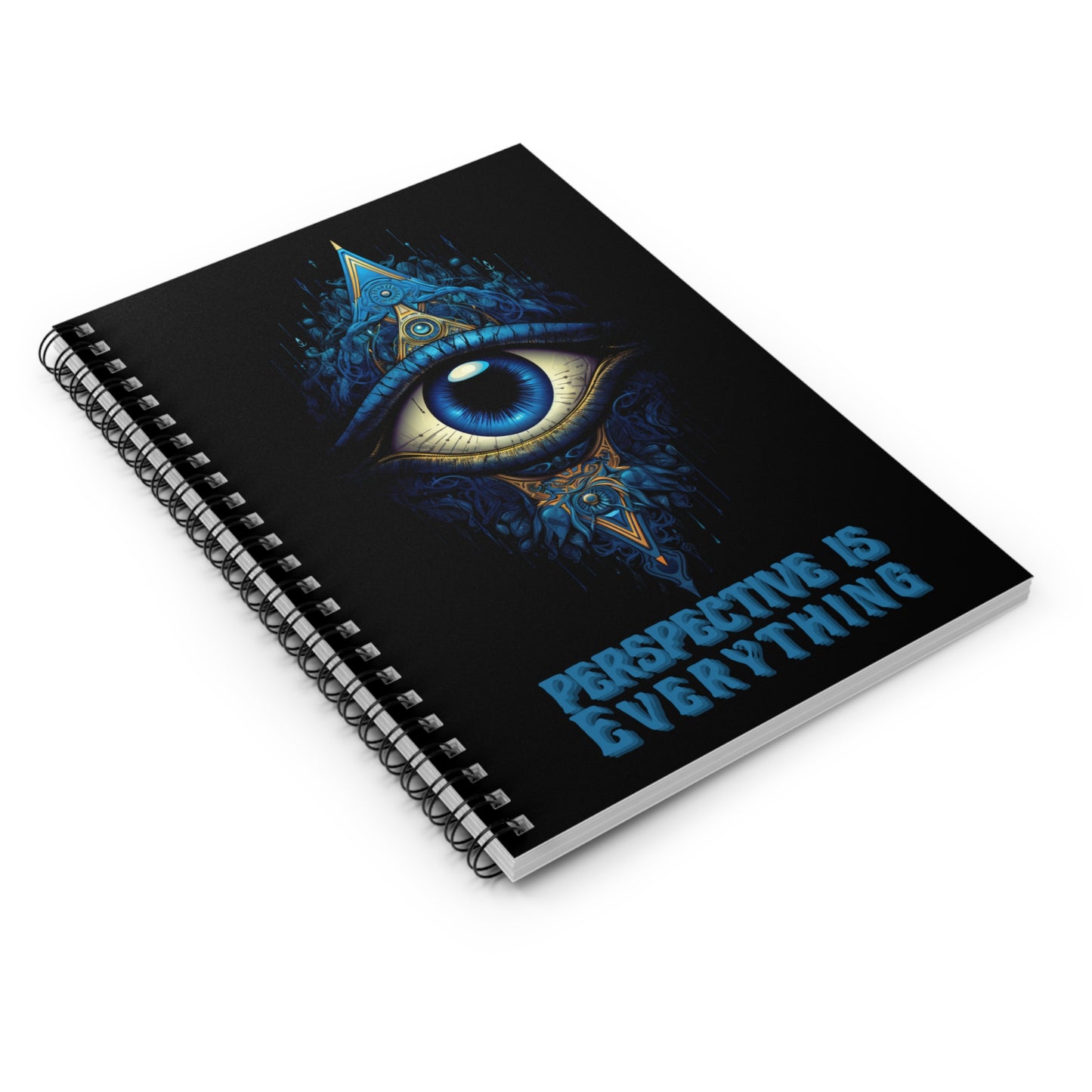 Perspective is Everything: Blue | Spiral Notebook - Ruled Line